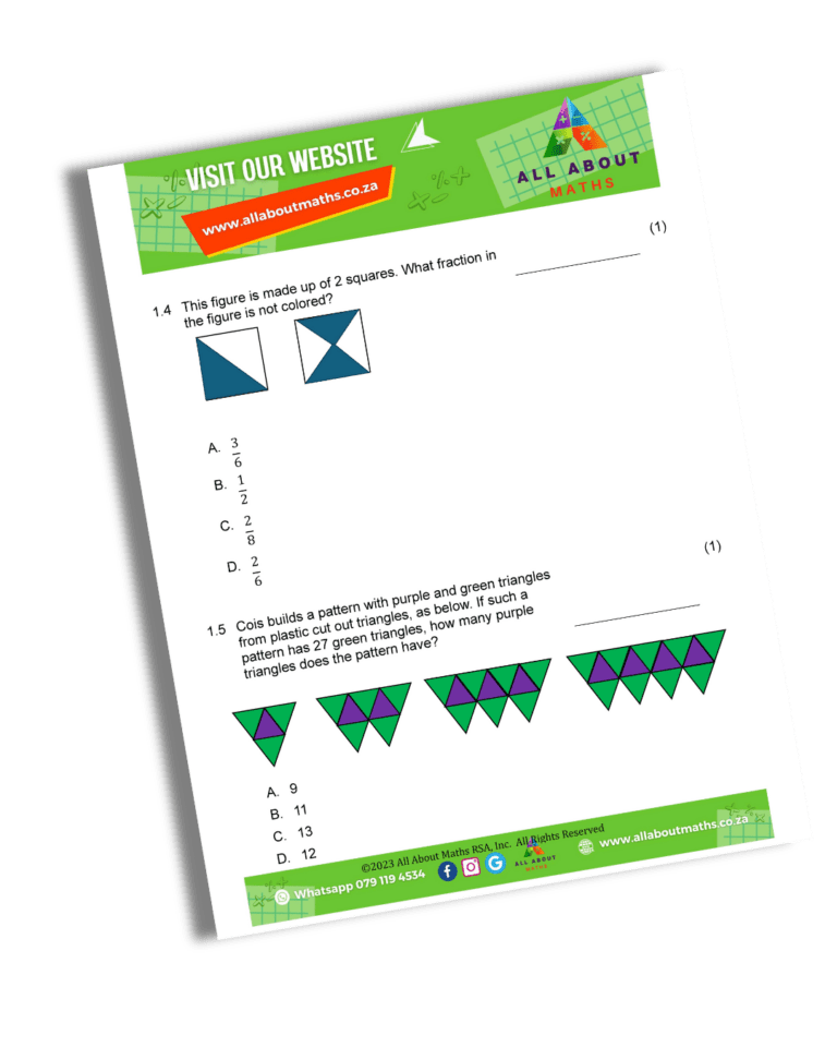 Mathematics Worksheets & Learning Resources South Africa