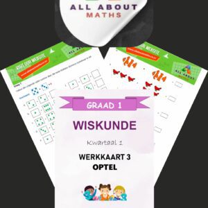 Graad 1 Kwartaal 1 Optel Werkkaart (2025 Uitgawe)