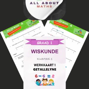 Graad 1 Kwartaal 1 Getallelyn Werkkaart (2025 Uitgawe)
