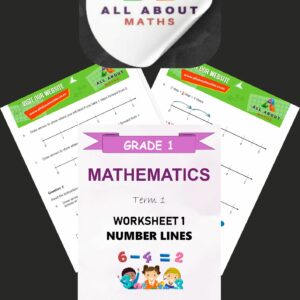 Grade 1 Term 1 Number Line Worksheet (2025 Edition)