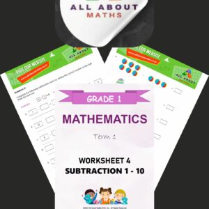 Grade 1 Term 1 Subtraction Worksheet