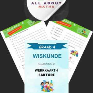Graad 4 Wiskunde Werkkaart Kwartaal 2 – Faktore