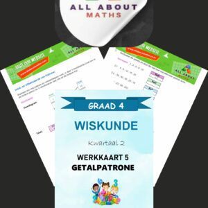 Graad 4 Wiskunde Werkkaart Kwartaal 2 – Getalpatrone