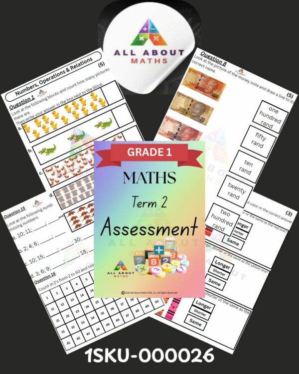 Grade 1 Mathematics Assessment – Term 2