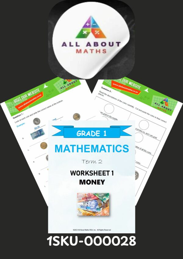 Grade 1 Term 2 Worksheet – Money