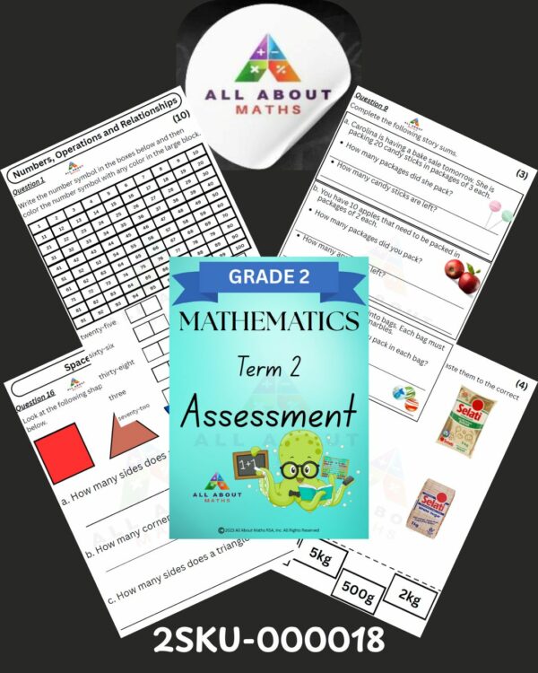 Grade 2 Term 2 Mathematics Assessment – CAPS-Aligned (115 Marks)