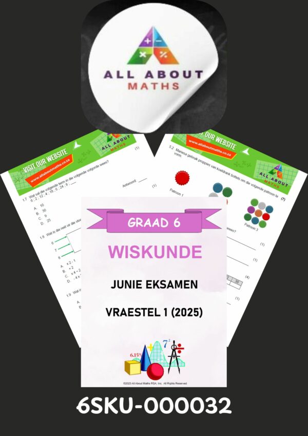 Graad 6 Junie Eksamen – Vraestel 1