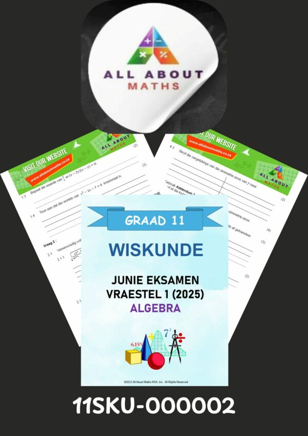 Graad 11 Junie Wiskunde Hersieningseksamen – Vraestel 1