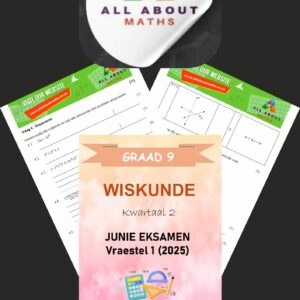 Graad 9 Junie Wiskunde Eksamen – Vraestel 1 (2025)