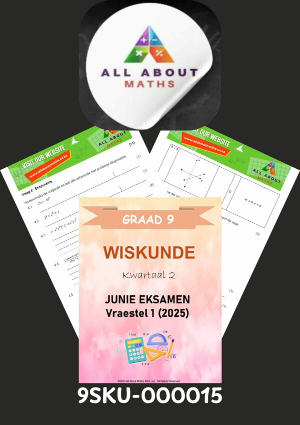 Graad 9 Junie Wiskunde Eksamen – Vraestel 1 (2025)