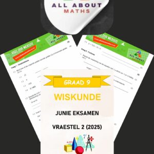 Graad 9 Junie Wiskunde Eksamen – Vraestel 2 (2025)