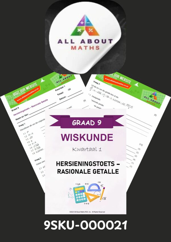 Graad 9 Kwartaal 1 Hersieningstoets – Rasionale Getalle
