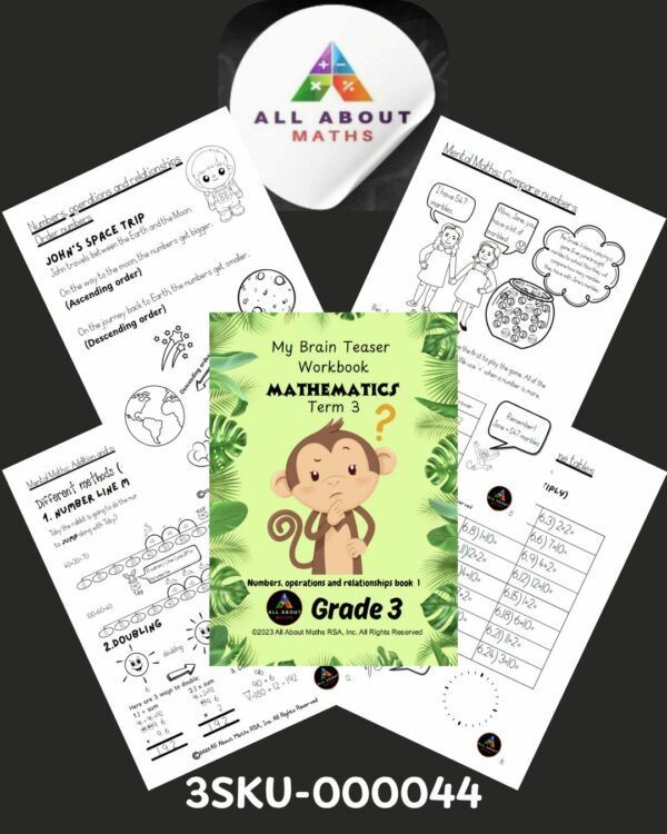 My Brain-Buster Maths Practice Book – Grade 3 Term 3