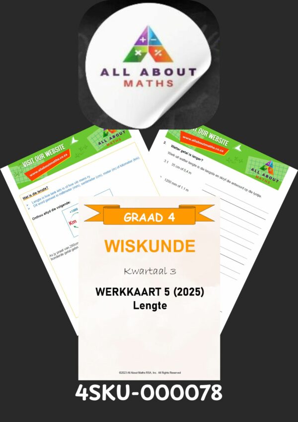 Graad 4 Werkkaart: Lengte – Kwartaal 3