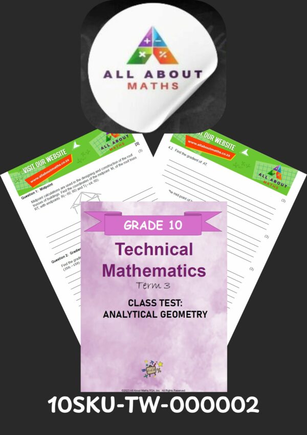 Grade 10 Technical Mathematics Test – Analytical Geometry