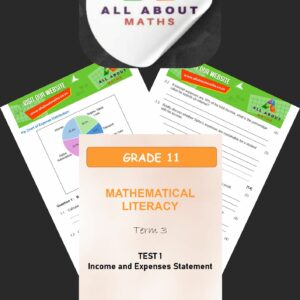 Grade 11 Mathematical Literacy Test – Term 3: Income and Expenditure Statement (CAPS Aligned)